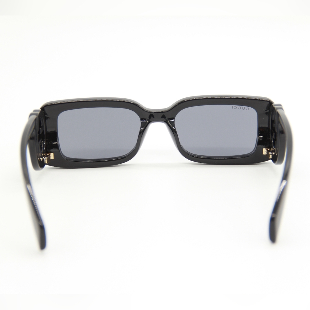 NEW GUCCI GG1325S 001 SQUARE BLACK WOMEN GUCCI SUNGLASSES - Picture 8 of 14